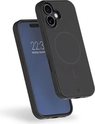 Image de Coque Silicone Renforcée MagSafe pour IP17 Noire