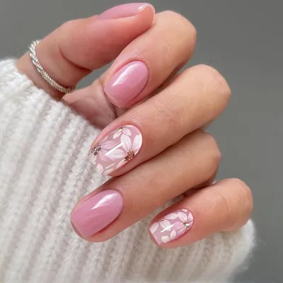 Imagen del producto de Nagelsticker Flower Nail Foil UV Gel, autoadhesivo, 20 unidades, decoración para uñas