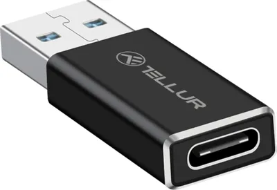 Produktbild von Tellur TLL155681, USB-A, USB-C, Schwarz