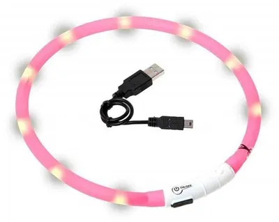 Obrázok produktu pre Karlie - Visio Light Led náhrdelník ružový 70 cm