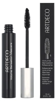 Produktbild von ARTDECO Volume Sensation, Schwarz, Black, Verlängerung, Volumengebend, 15 ml, Natürlich/Natur, AQUA (WATER), COPERNICIA CERIFERA CERA (COPERNICIA CERIFERA (CARNAUBA) WAX), STEARIC ACID, PVP,...