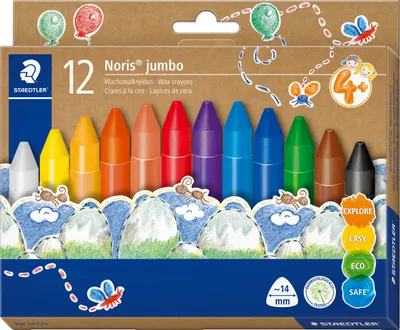 Image de STAEDTLER Wachsmalkreide Noris jumbo 12er-Set retail