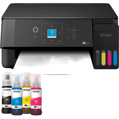 Imagen del producto de Epson EcoTank ET-2922: Impresora multifunción, a color, de inyección de tinta, compatible con ITS (Identificación de Transacciones Seguras) y formato legal (216 x 356 mm)