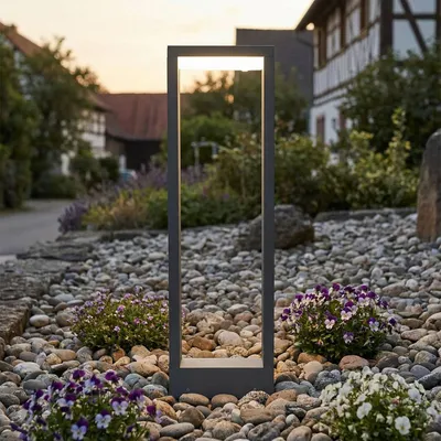 Obrázek produktu pro LED venkovní světlo zahradní cesta 50 cm IP54 odolné proti povětrnostním vlivům 4000K 480lm antracitová MENISINO stojací lampa