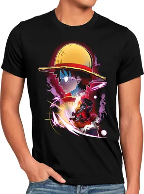 Produktbild von style3 Pirate Luffy Herren T-Shirt anime manga ruffy cosplay
