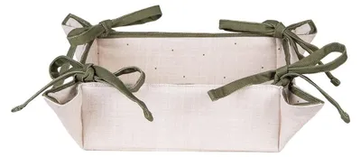 Produktbild von Clayre & Eef Brotkorb 35x35x8 cm Beige Baumwolle