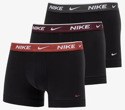 Produktbild von Nike Trunk 3Pk Blk/Rust/Charcoal Heather/Burgundy L