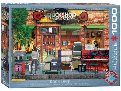 Productafbeelding van Eurographics Puzzelsteenwinkel - Puzzel van 1000 stukjes, karton