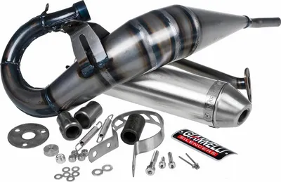 Produktbild von Auspuffanlage Giannelli Enduro mit Zulassung, Aluminium für Rieju MRX / RR