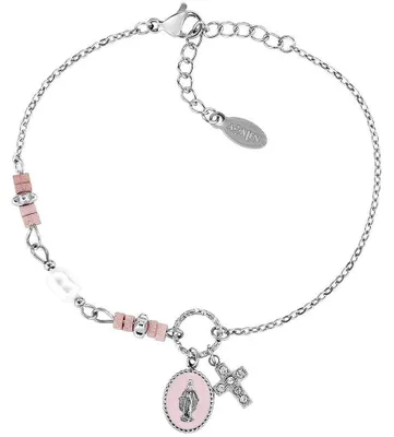 Produktbild von Armbanden   Mit Anhängern Charms Amen Silber   Kollektion Acciaio - frau