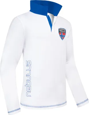 Produktbild von Nebulus Poloshirt langarm BENTUS Herren, Shirt, Sweatshirt, Polo, P5387 - Herren, weiß, M