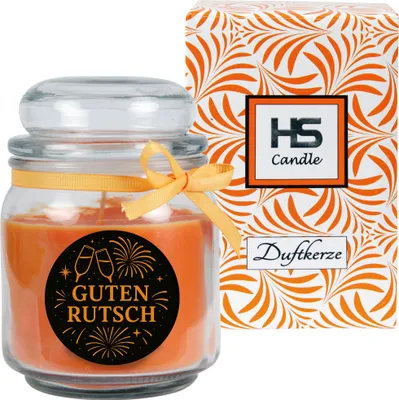 Image de Bougie parfumée en pot - Nouvel an melon miel pot à bonbons 300 g