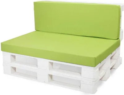 Zdjęcie produktu dla Poduszki na paletę limonkowa | siedzisko 120x60 / oparcie 120x50cm | poduszka na europlatę | zestaw poduszek na palety | poduszki ogrodowe