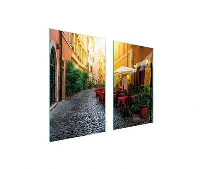 Immagine prodotto di Piastre copri fornelli 2 pezzi 75x52 copri piano cottura in Vetroceramica tagliere in vetro cafe city