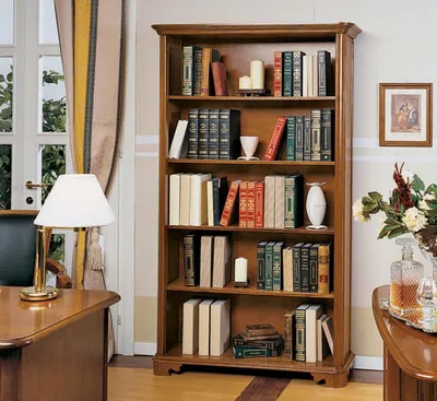 Produktbild von Bücher Schrank Italienische Möbel Regal Holz Schränke Regale Vitrine Anrichte