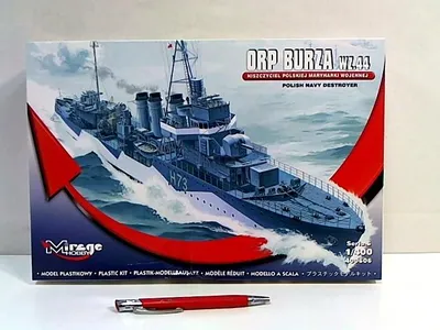 Zdjęcie produktu dla Mirage Hobby Niszczyciel ORP Burza 1944 1:400 40066