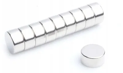 Produktbild von Neodym-Magnet, zylindrisch, MW 10x6 N38, 25 Stück