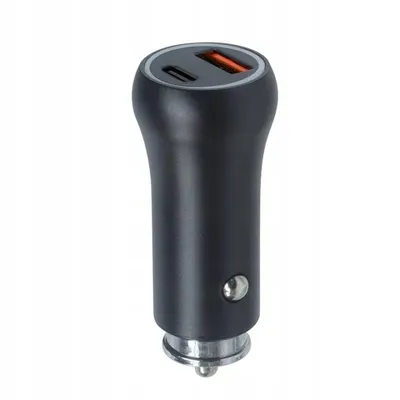 Immagine prodotto di Caricabatteria da auto Setty USB-A USB-C 20 W nero PD QC a 2 porte, ricarica rapida