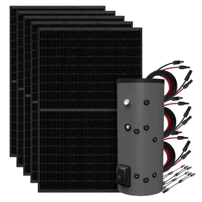 Produktbild von 2,15kWp Solaranlage mit 200L Fothermo Boiler zur Warmwasseraufbereitung