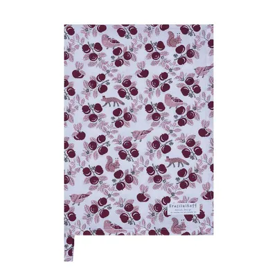 Produktbild von Krasilnikoff – Geschirrtuch KW13627 – Diagonal Animals / Tiere, Red