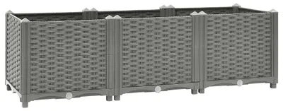 Productafbeelding van Verhoogd Tuinbed voor Bloemen en Groenten 120 x 40 x 38 cm