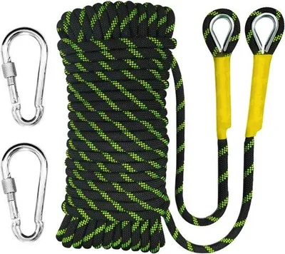 Produktbild von Statisch Klimseil, 40 Meter - 8 mm Nylon - Verschleißfest und UV-beständig - ideal für Notfälle