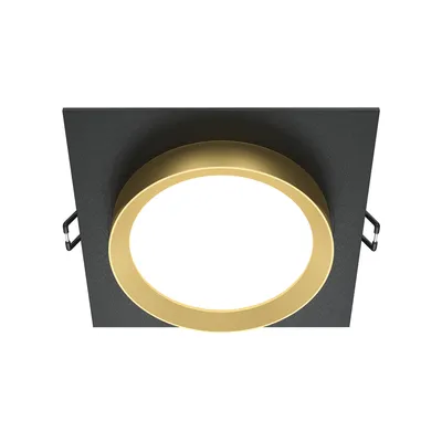 Produktbild von Maytoni Hoop Downlight, Einbauleuchte GX53 Gold / Schwarz