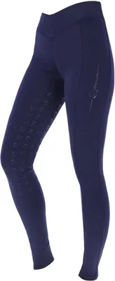 Produktbild von Covalliero Reitleggings Damen Full-Grip ClassicStar Damenreitleggings Vollbesatz Navy 36/38