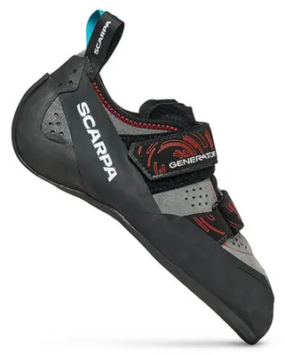 Immagine prodotto di Scarpa da arrampicata Generator V, misura 42.5, colore grigio/rosso - Scarpa