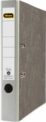 Produktbild von Idena Ordner A4Mix 5cm Wolkenmarmor grau