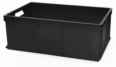 Produktbild von Remaplan EuroBox 600x400x220, Farbe Schwarz, Boden/Seiten geschlosseen