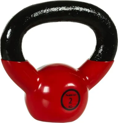 Produktbild von MOVIT Kettlebell činka s vinylovým potahem, 2 kg