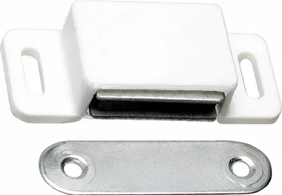 Produktbild von 10 Magnet Möbelmagnet Stark Magnetschnäpper 55 Haltemagnet Weiss