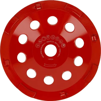 Produktbild von PRODIAMANT Diamant Schleiftopf PKD 180mm mit Stützsegmenten für Beschichtungen,