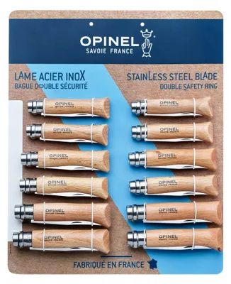 Produktbild von Opinel Karte mit 12 Messer 254036