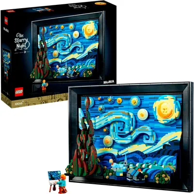 Produktbild von LEGO Ideas Vincent van Gogh ? Sternenhafte Nacht (21333)