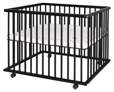 Produktbild von Europe Baby Arike II Laufstall Mattschwarz