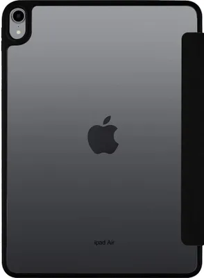 Image de Pomologic BookFold Coque iPad Air 11" (M2-M4) – Couverture avec Fonctions de Réveil et Mise en Veille – Design Pliable 5 Angles de Vue – Dos Résistant aux Rayures - Noir