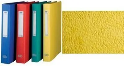 Immagine prodotto di Raccoglitore ad anelli ELBA "EUROFOLIO", DIN A4, cartone, 2 anelli, assortito nei colori verde, rosso, blu, giallo, spessore: 0,7 mm,