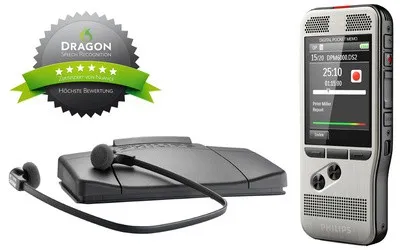Produktbild von Philips DPM 6700, 30 h, Quality Play (QP), Standardwiedergabe (SP), DSS, MP3, PCM, 300 - 7500 Hz, 700 h, TFT