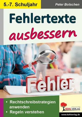 Obrázek produktu pro Fehlertexte ausbessern / Klasse 5-7