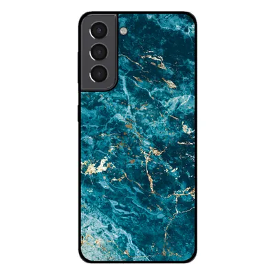Obrázok produktu pre Smartphonica Puzdro na telefón pre Samsung Galaxy S21 Plus s mramorovou potlačou - Zadný kryt z TPU s mramorovým dizajnom - Blue