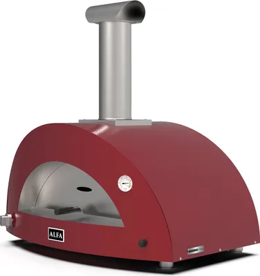 Zdjęcie produktu dla Alfa Forni Moderno 3 Pizze Hybrid Antik Rot