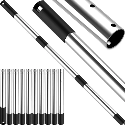Obrázok produktu pre Teleskopická bazénová tyč 75-365 cm, nehrdzavejúca oceľ, bazénové príslušenstvo, pre skimmer