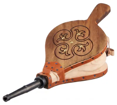 Produktbild von Holzblasebalg zum Feuer Anzünden 50 cm