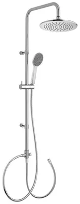 Zdjęcie produktu dla System prysznicowy Kronenbach montowany na ścianie, bez baterii, z deszczownicą o średnicy 22,5 cm, okrągłą