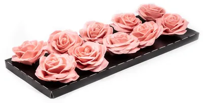 Produktbild von 10er-Set Wachsrose - Apricot (Versilia)