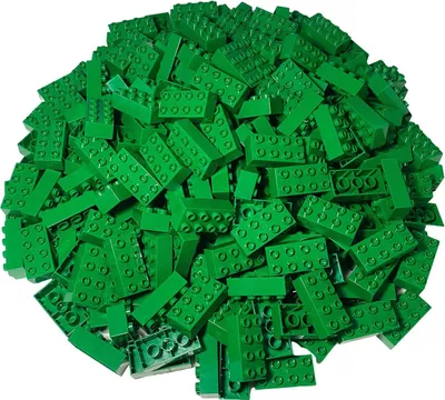Produktbild von LEGO® DUPLO® 2x4 Steine Bausteine Grundbausteine Grün - 3011 NEU! Menge 40x