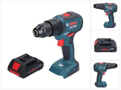 Image de Bosch GSB 18V-55 Professional Perceuse-visseuse à percussion sans fil 18 V 55 Nm Brushless + 1x batterie ProCORE 4,0 Ah - sans chargeur