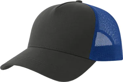 Image de Atlantis - Casquette Trucker "Rapper" Durable AB700 (Taille unique) (Gris foncé/Noir)